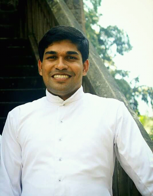Midhun Dominic, seminarist uit India. 