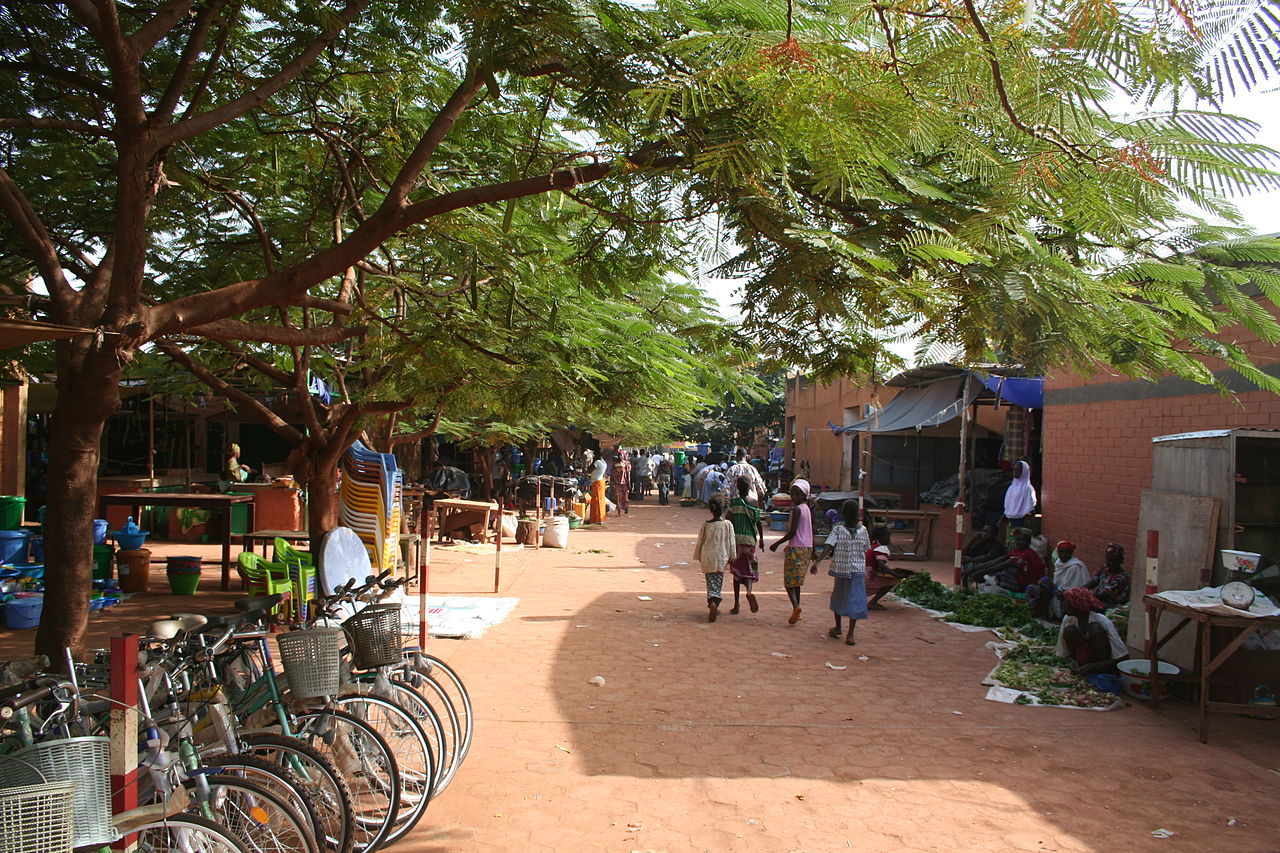 Mesto Burkina Faso. 