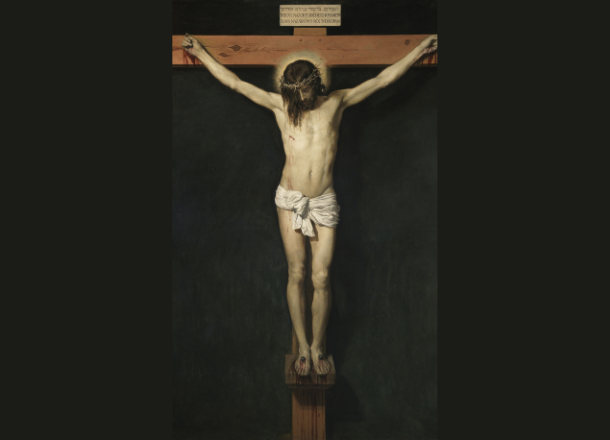 I det femte af de smertefulde mysterier betragter vi Jesu død på korset.