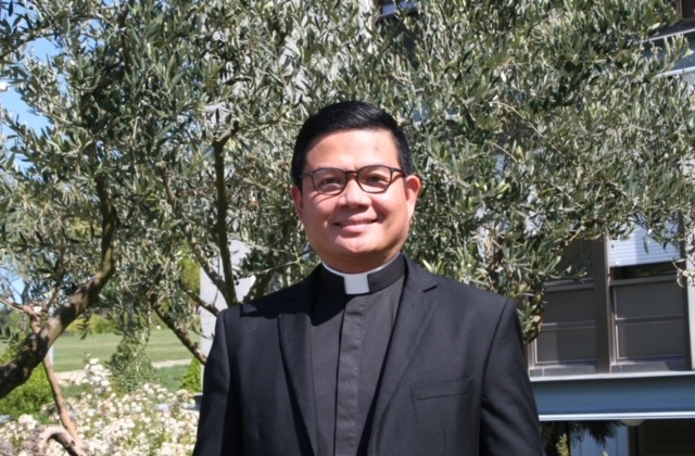 Don Rolvin Romero. Philippine Priest, CARF Scholarship, Pastoral Tour, Priestly Formation