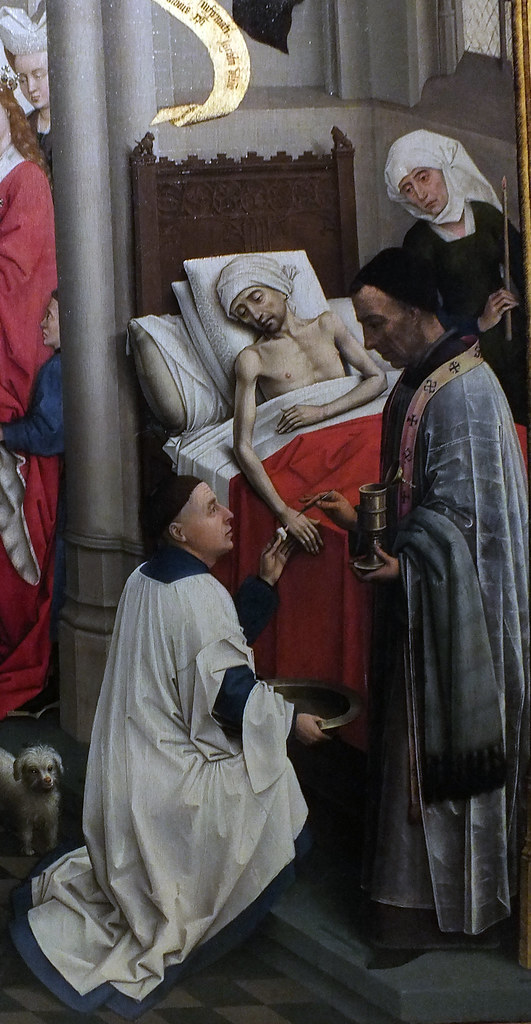Altartavla med de sju sakramenten Roger van der weyden 1