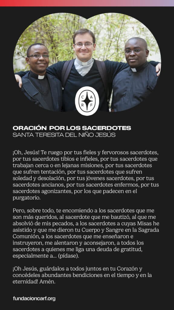 Oración para rezar por los sacerdotes