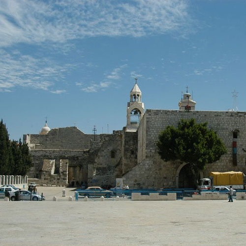 Basílica de la Natividad, Belén. Peregrinación a Tierra Santa con la Fundación CARF.