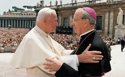 Juan Pablo II y Álvaro del Portillo
