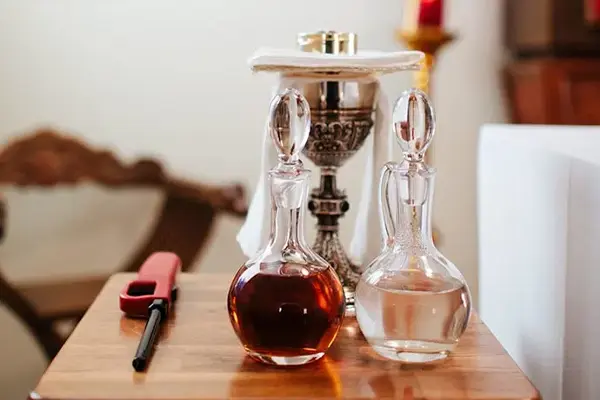 Vasos sagrados y vinajeras