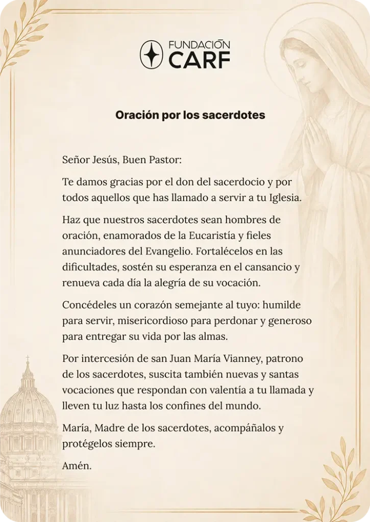 Oración por los sacerdotes