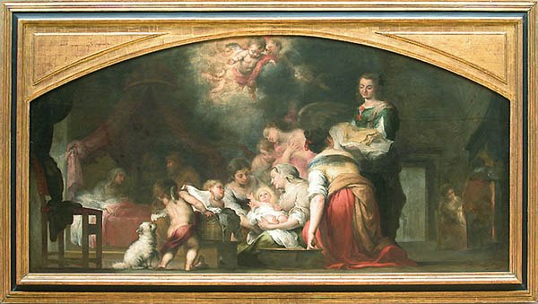 El nacimiento de la Virgen 28Murillo29