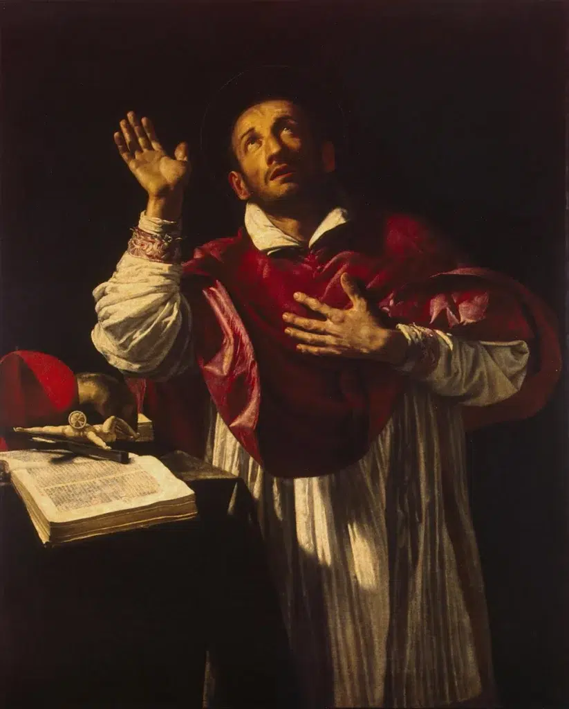 San Carlos Borromeo de Orazio Borgianni