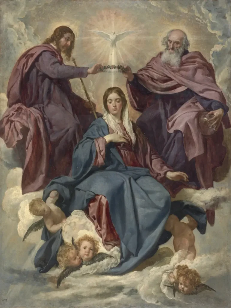 Coronación de Santa María Reina, Velazquez