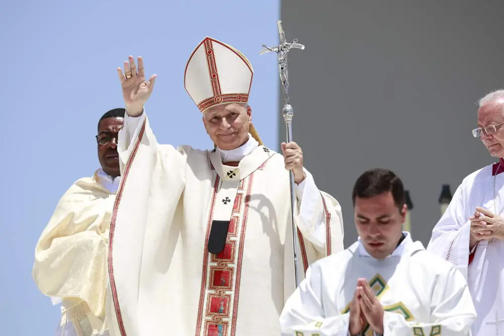 El Papa León XIV preside la celebración de la Santa Misa multitudinaria