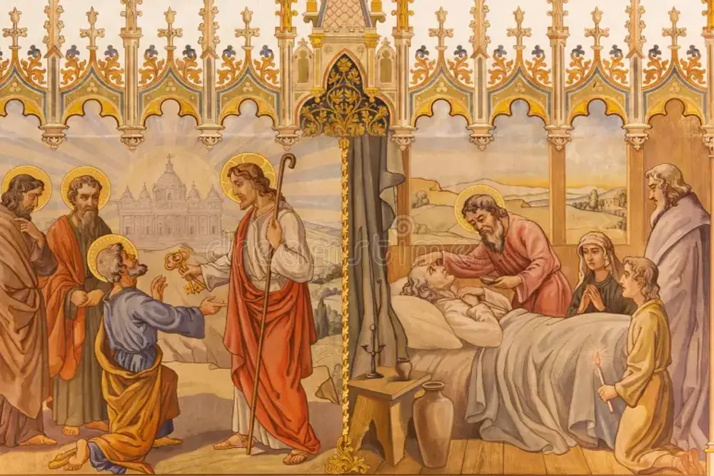 Fresco unción de los enfermos