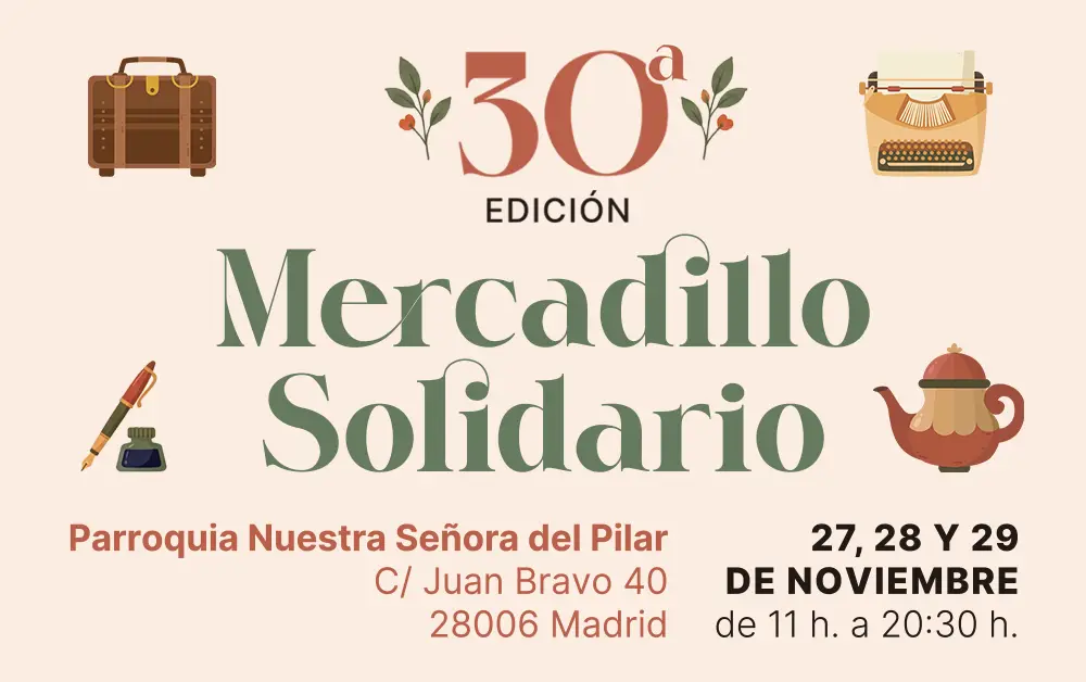 30 aniversario del Mercadillo solidario Madrid