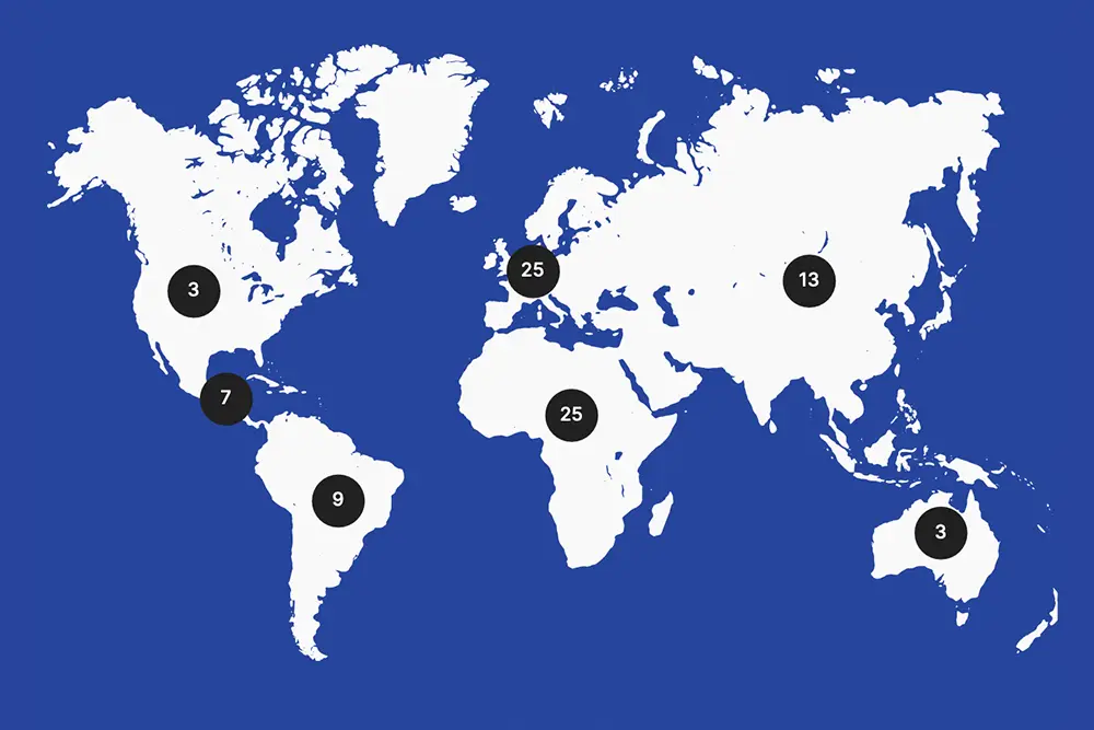 En 2025 las ayudas alcanzaron a alumnos procedentes de 85 países.